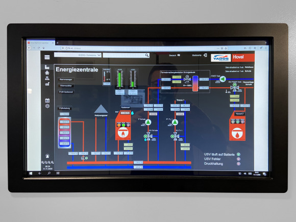Leittechnik YADO-LINK für effiziente Wärmenetze und Energiezentralen