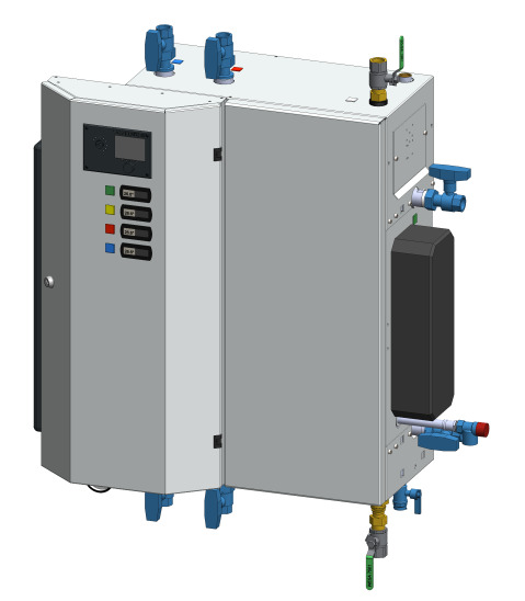 CAD Abbildung: Standardisierte Wärmeübergabestation YADO-GIRO 1I-1H-1DL